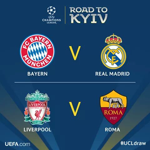 ucl quarter finals 2018